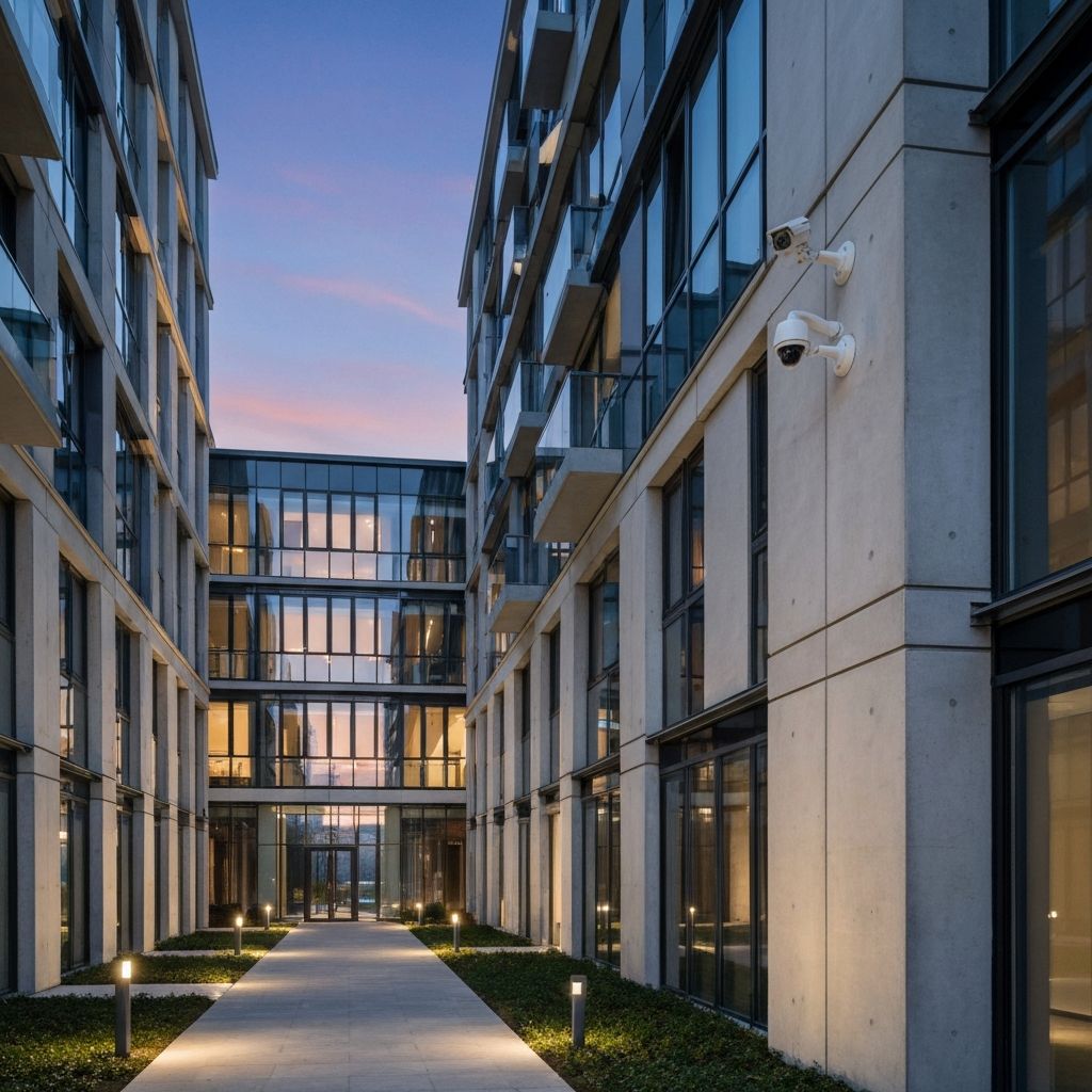 Modern commercial building security